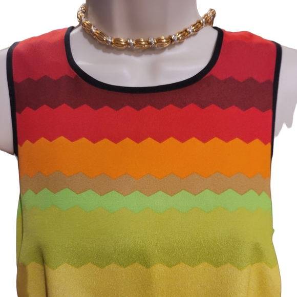 Kensie XS Dress Colorful Sleeveless - Picture 3 of 11